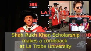 Shah Rukh Khan Scholarship makes a comeback at La Trobe University