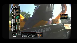 F1 2021 - Italian GP - Ricciardo's winning radio celebration