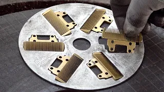 Process of Making Hair Trimmer. Korean Old Couple’s Hair Clippers Factory