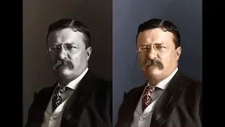 Colorized Theodore Roosevelt (Photoshop)