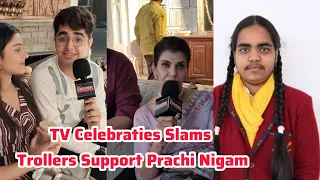 TV Celebraties Reaction On UP Board Class 10 Topper Prachi Nigam Troll Social Media for Facial Hair