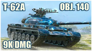 Object 140 & T-62A • WoT Blitz Gameplay