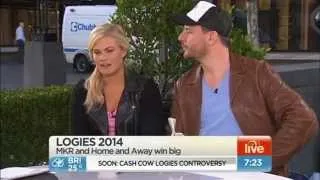 Logie Winners on Sunrise - Bonnie Sveen