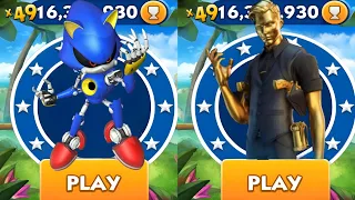 Sonic Dash - Metal Sonic vs Agent Run vs All Bosses Zazz Eggman - All Characters Unlocked
