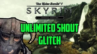Skyrim Special Editon: UNLIMITED SHOUT GLITCH! Shout to 0 recharge