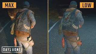 Days Gone Very High vs. Low  2021 Graphics Comparison