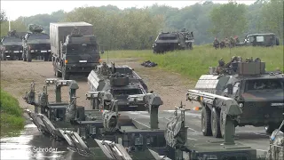 Eagle, Fuchs, Dingo, Fennek und Boxer auf der Weser