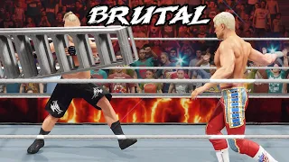 Most BRUTAL Cutscenes In WWE 2K23!!