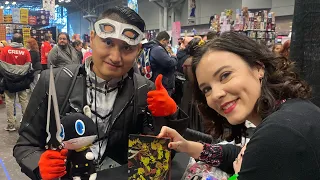 Meeting Cherami Leigh: the voice actress of Makoto Niijima and Princess Sarah at AnimeNYC 2022