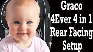 How to Install Graco 4Ever 4 in 1 Car Seat Rear Facing Setup