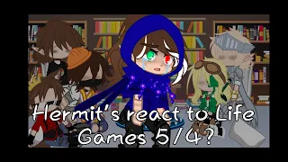 hermit's react Life Game's ||Secret Life, Hermitcraft||