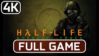 HALF LIFE OPPOSING FORCE Gameplay Walkthrough FULL GAME [4K 60 FPS]