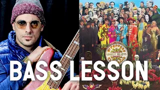 Getting Better - The Beatles (Bass Lesson with Play along Tab)