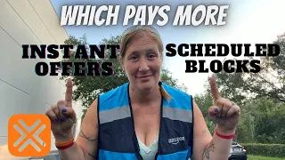 Amazon Flex | Instant Offers Vs Scheduled Block | Which One is Better? | Which One Makes You More $$