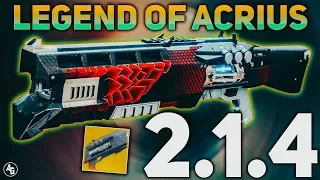 Legend of Acrius BUFF (Best DPS Shotgun Now) | Destiny 2 Sandbox 2.1.4