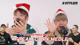 Hiss & WING | BEATBOXER COPY MEDLEY Christmas Special | REACTION