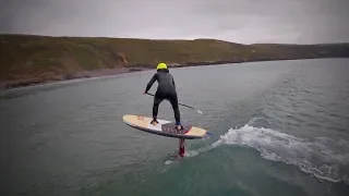 Lucy's first SUP foil session / Lets just give it a go!