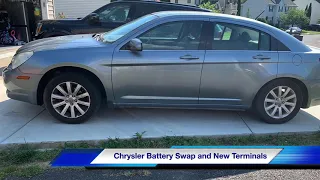 Chrysler Battery Change and New Terminals