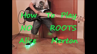 Alice Merton No Roots (BASS HOW TO PLAY LESSON COVER)