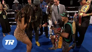 Shakur Stevenson Becomes Unified Jr, Lightweight Champion, Proposes to Long Time Girlfriend