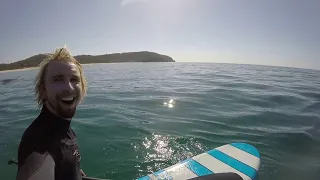 Paddle Boarder Has Close Encounter with Whale || ViralHog