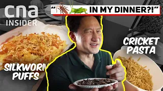 Kids React When Dad Steven Chia Cooks Dinner With Insects | Talking Point Extra