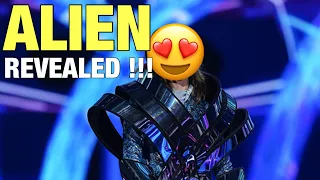 The Masked Singer The Alien REVEALED As A Famous Pop Star (Episode 1)