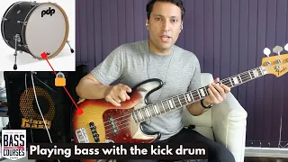 Playing Bass Lines To The Kick Drum