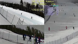 2024 U14 Slalom Ladies Run 1