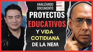 TEMA DE CTE: PROYECTOS EDUCATIVOS Y VIDA COTIDIANA DE LA NEM