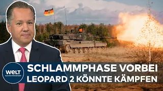 UKRAINE-KRIEG: Rasputiza - Schlammphase vorbei! Der Leopard 2 kann eingesetzt werden | WELT Analyse
