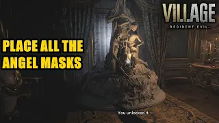Place all the angel masks Resident Evil Village