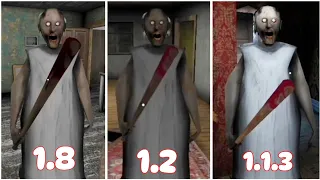 Granny version 1.8 Vs Granny 2 version 1.2 vs Granny 3 version 1.1.3 Gameplay