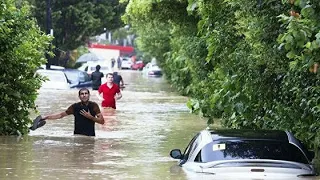 Сочи затопило после сильного дождя. Последствия сильных дождей в Краснодарском крае