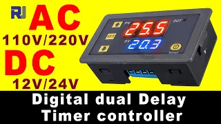 Home Automation: How to use 0.1s-999 hours Digital Time Delay Relay Dual LED Display