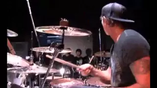 Chad Smith playing Moby Dick with japanese drummers