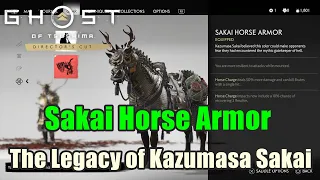 Ghost of Tsushima Iki Island :  How to Get Sakai Horse Armor - The Legacy of Kazumasa Sakai Guide