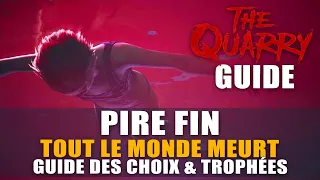 The Quarry : Comment obtenir la PIRE fin - Tout le monde Meurt (Guide des CHOIX) + Trophées 🏆