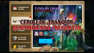 HACIENDO EL CEROLI, HABLANDO UN RATO DE CHILL | Rise of Kingdoms Español