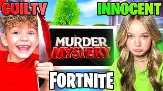 FINDING THE KILLER IN FORTNITE MURDER MYSTERY with SHARK SQUAD!