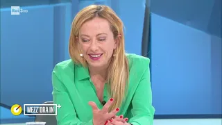 Una grande Giorgia Meloni tiene testa a Lucia Annunziata palesemente in difficoltà. Da non perdere!