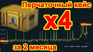 х4 за 2 месяца на Перчаточном Кейсе в КСГО (инвестиции ксго 2019)