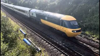 43007 First Run in New Livery with 43184 , 1E63 , Bristol 16-08-23