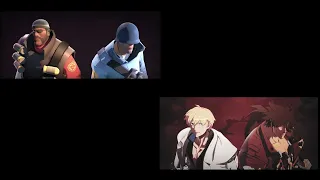 Team Fortress Guilty Gear OP Parody and Guilty Gear -Strive- Opening Movie (Comparison)