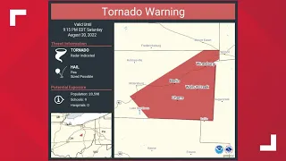 WATCH: Tornado warning issued for portion of Holmes County