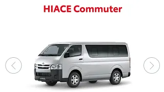 2024 Toyota Hiace Commuter Decontent 3.0 MT Flat nose