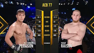Александр Педусон vs. Юсуф Раисов | Alexander Peduson vs. Yusuf Raisov | ACB 77
