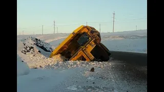 Трудовые будни в карьере. Экстремальная работа на Белазе.