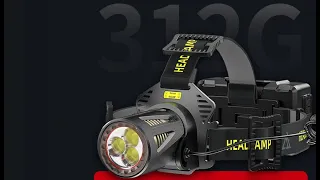 8 Налобный фонарь с Алиэкспресс Led Headlight Aliexpress Налобные фонари 2024 Топ налобники Gadgets
