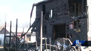 Adams County home heavily damaged by fire